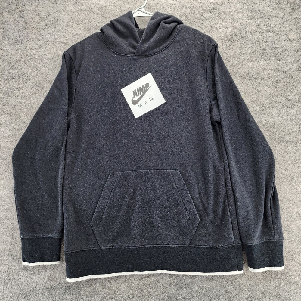 Nike Sweatshirt Boys XL 13-15yrs Air Jordan Hoodie Black